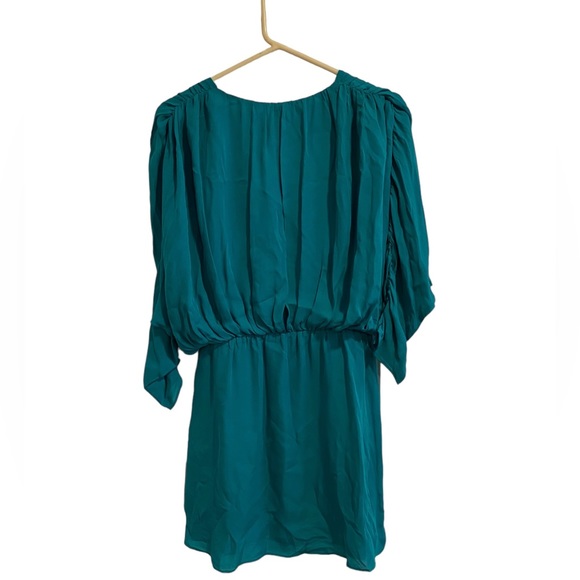 Parker Turquoise 100% Silk XS Dress NWT See Description / Photos - Picture 2 of 16